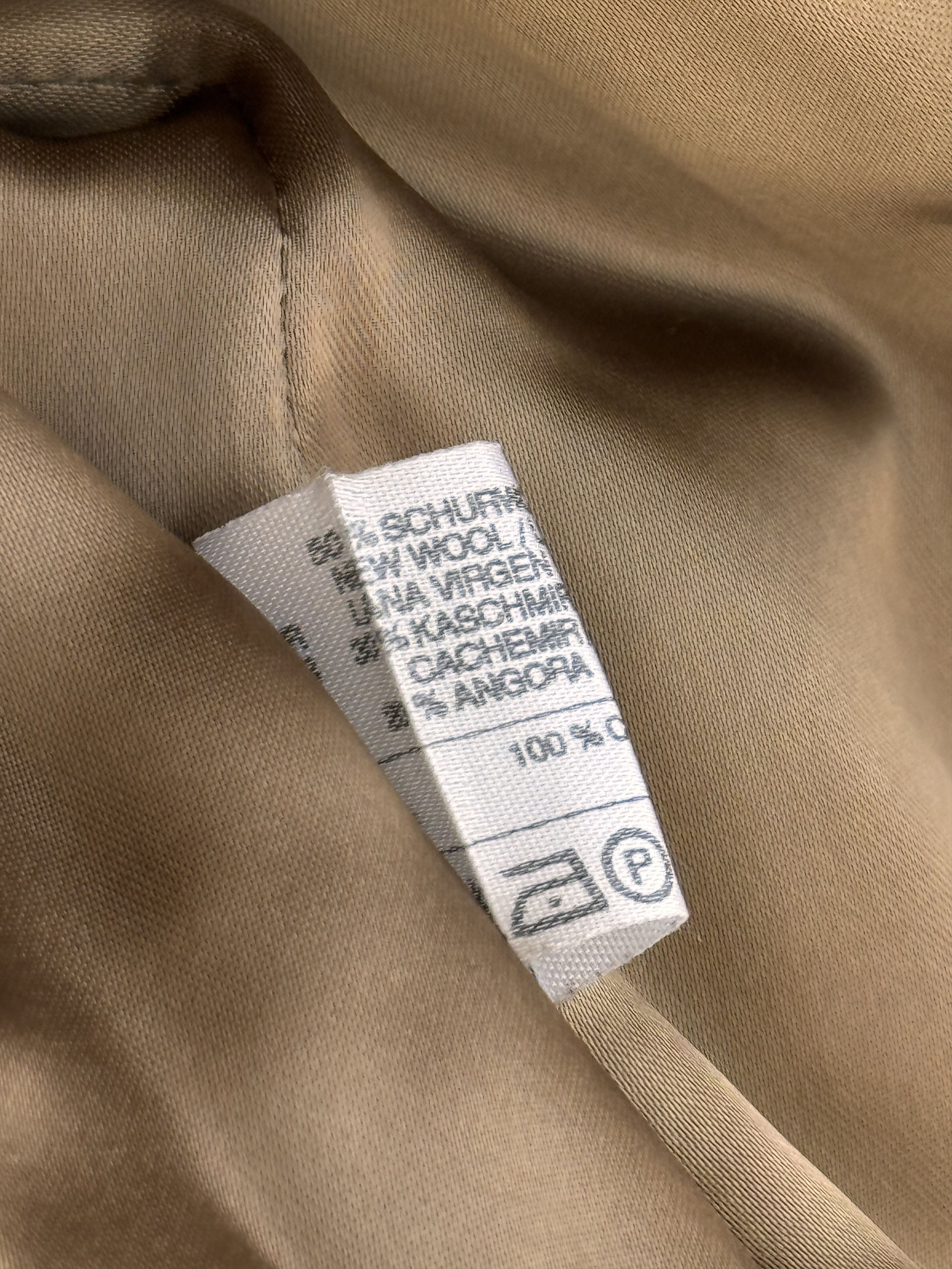 Cerruti 1881 Vintage Cerruti 1881 Wool & Cashmere Beige W’ Coat Size M / US 6-8 / IT 42-44 - 13 Thumbnail