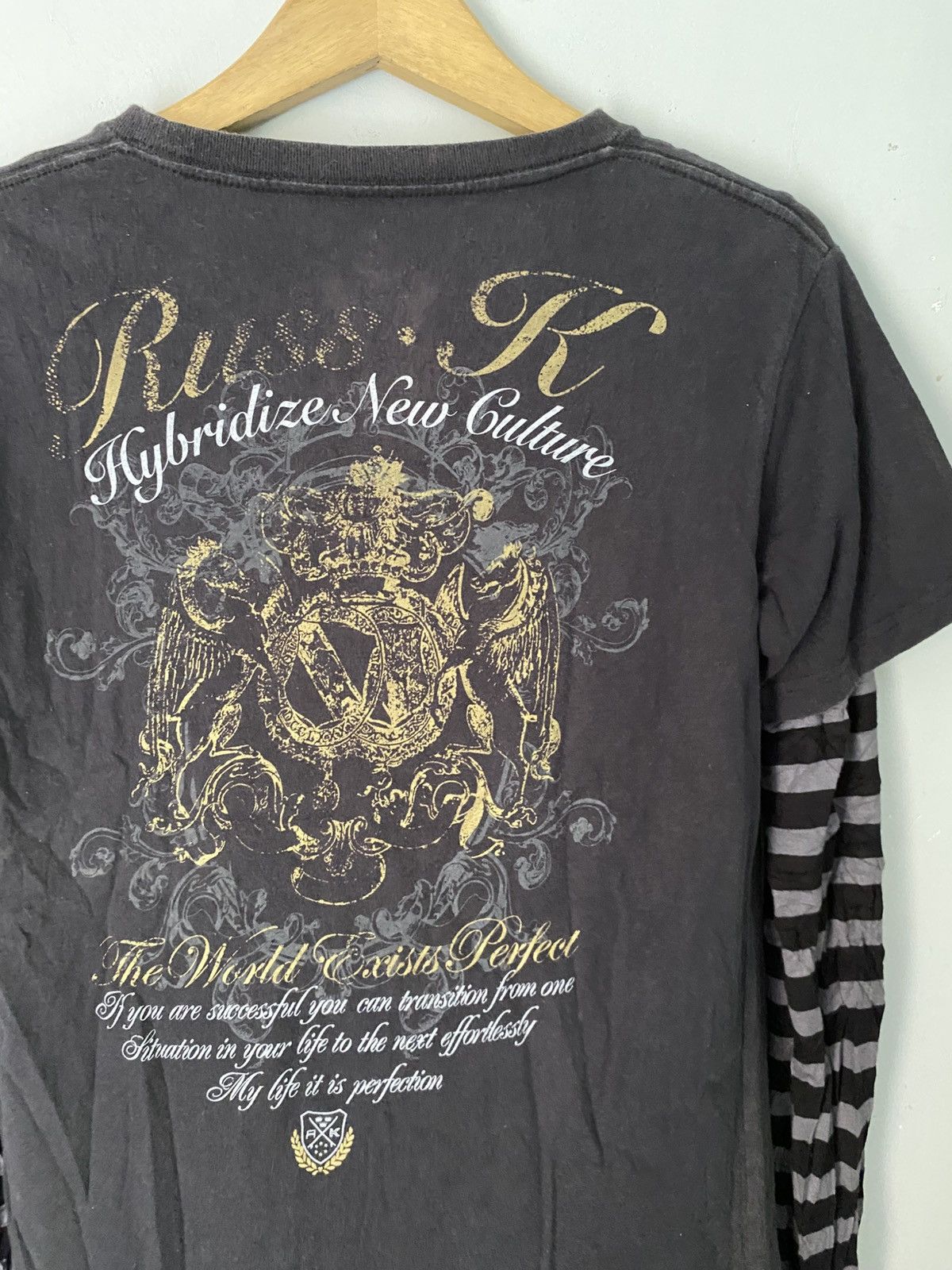 20471120 2in1 rusk & sly poem double layers longsleeve tee Size US M / EU 48-50 / 2 - 4 Thumbnail