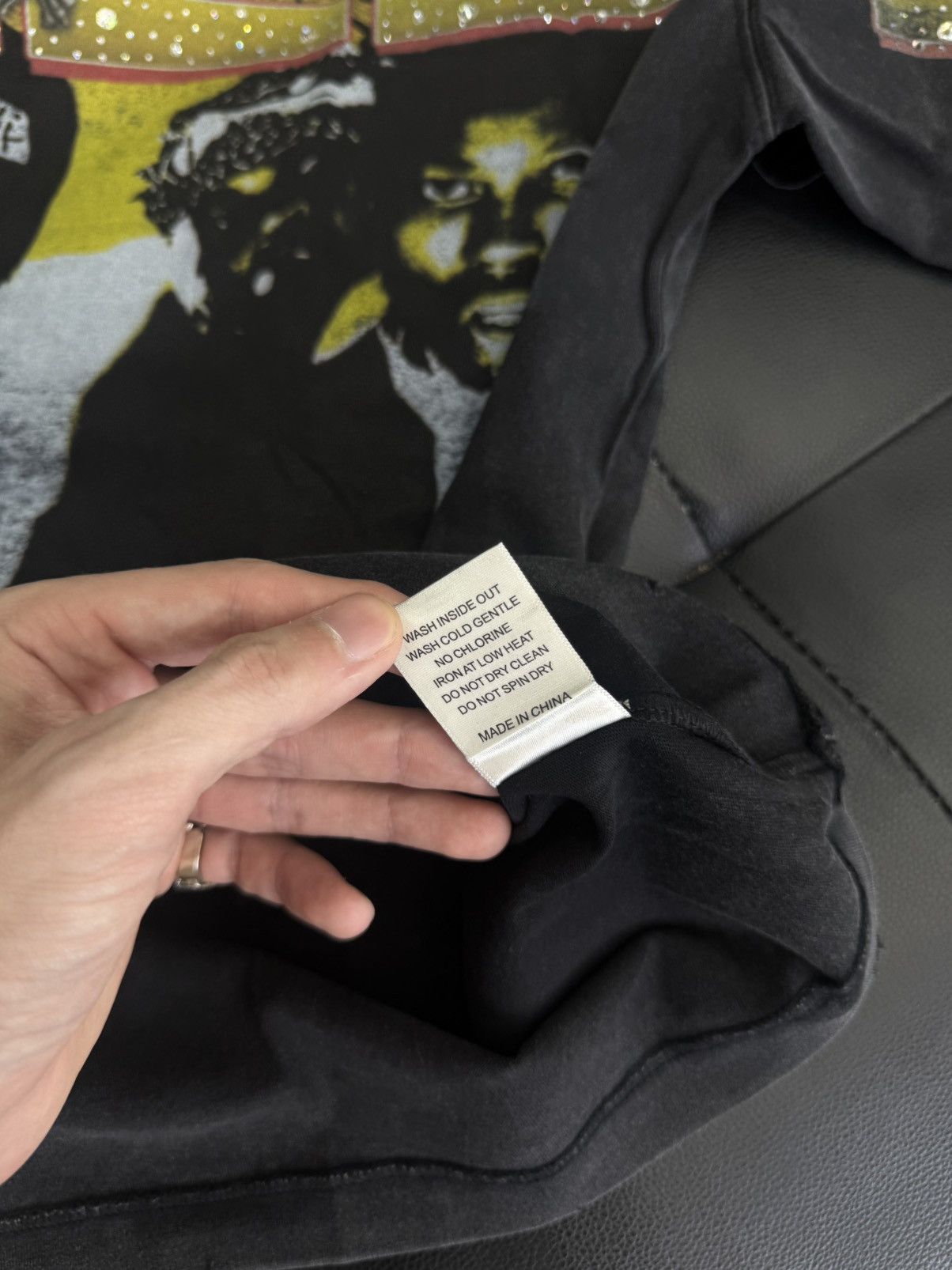 Vale Valley Dreams Black Chambers Bling Tee Size Large NEW Size US L / EU 52-54 / 3 - 10 Thumbnail