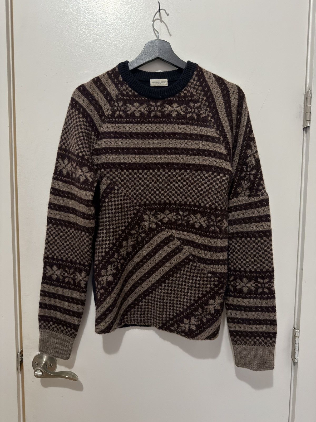 Dries Van Noten FW17 Split Nordic Knit Size US S / EU 44-46 / 1 - 1 Thumbnail