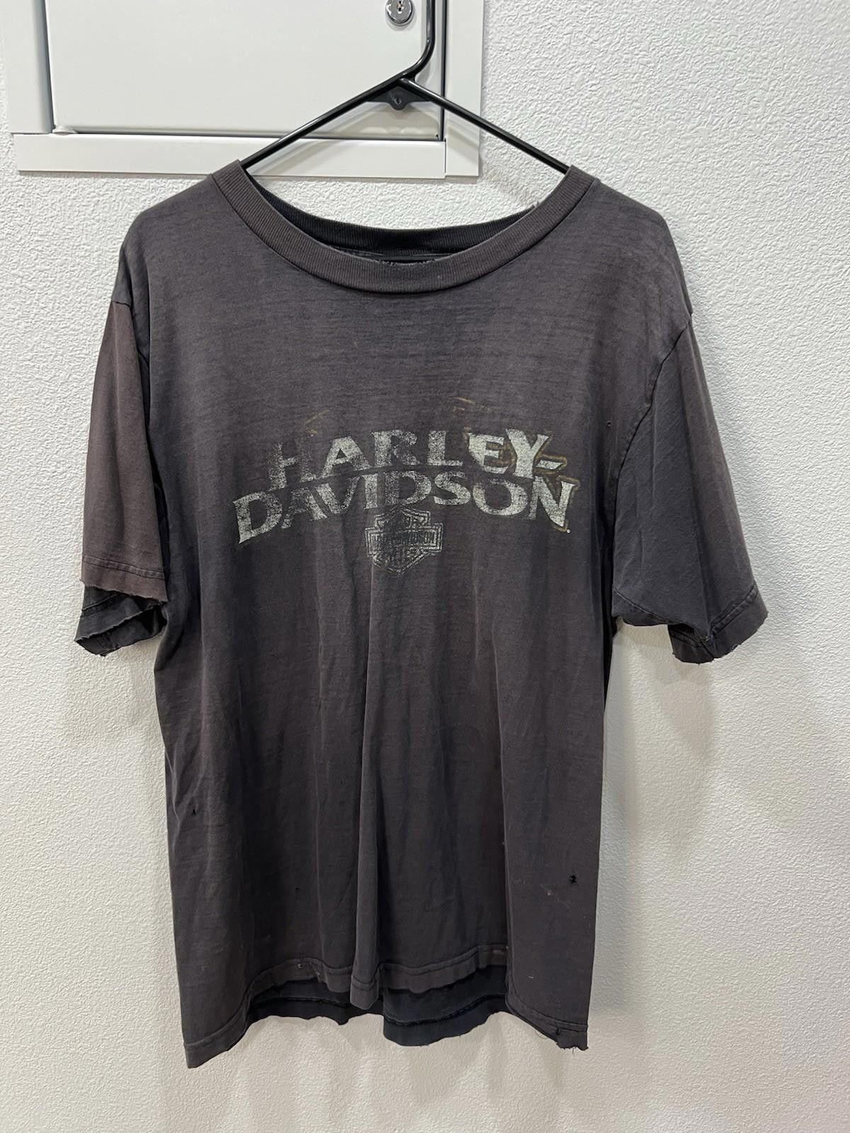 Harley Davidson Y2K Faded Buffalo Harley Tee Size US XL / EU 56 / 4 - 1 Thumbnail
