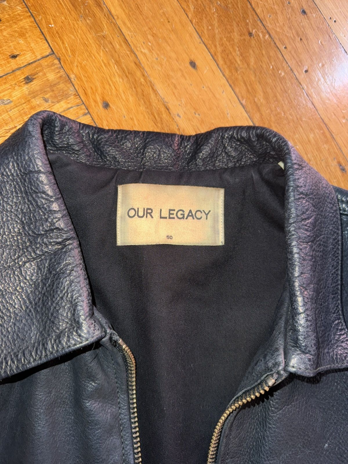 Our Legacy Our Legacy Black Leather Jacket Size US M / EU 48-50 / 2 - 5 Thumbnail