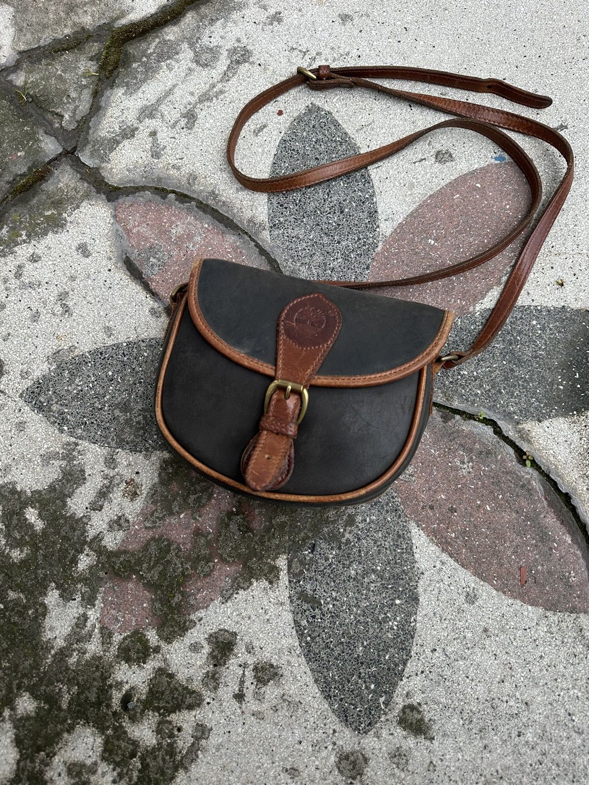 Timberland × Vintage Timberland Made In USA Vintage Classic Leather Mini Bag Size ONE SIZE - 1 Thumbnail