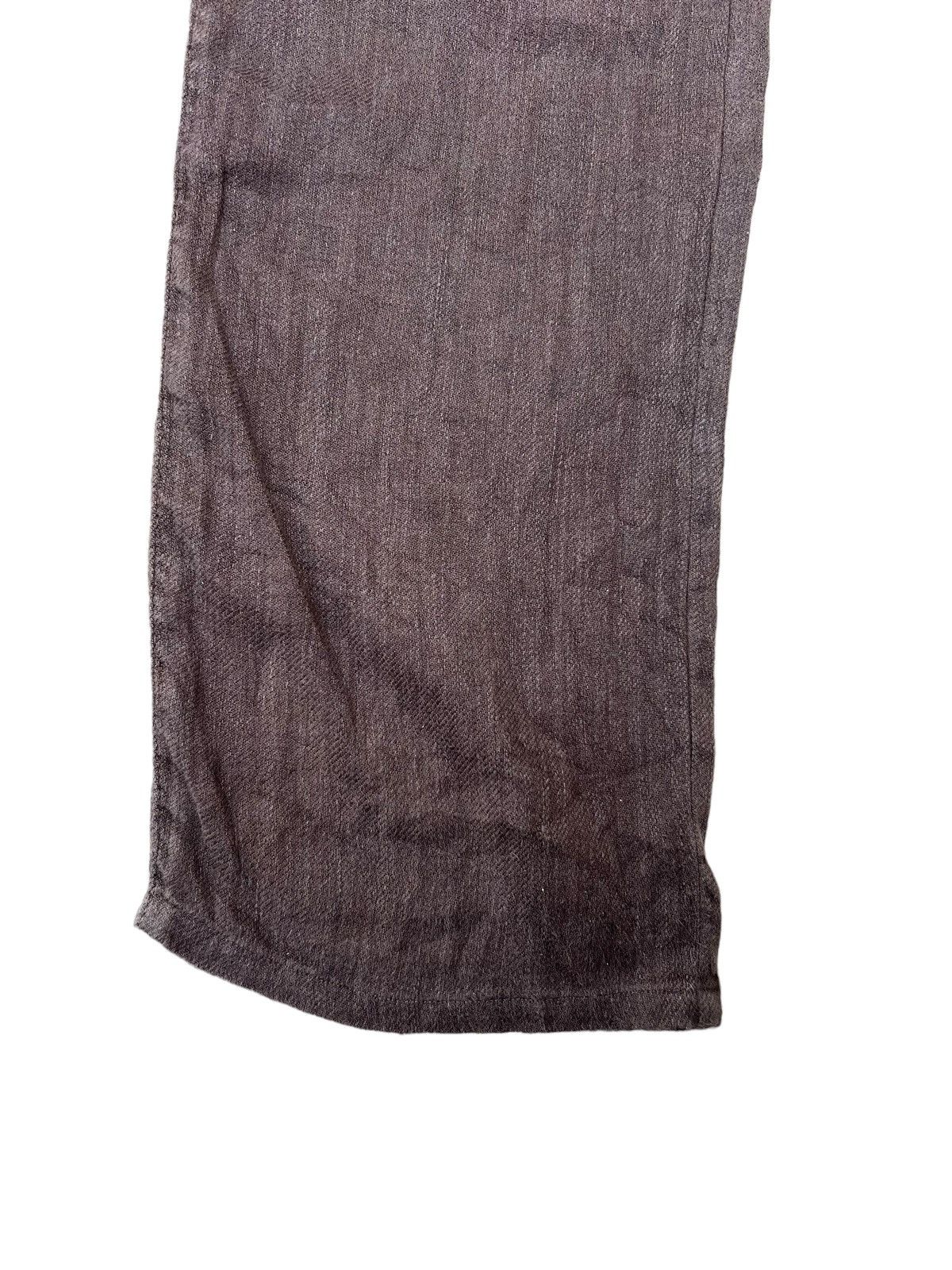45rpm Vintage 45rpm Japan Brown Linen Jeans Size US 31 - 11 Thumbnail