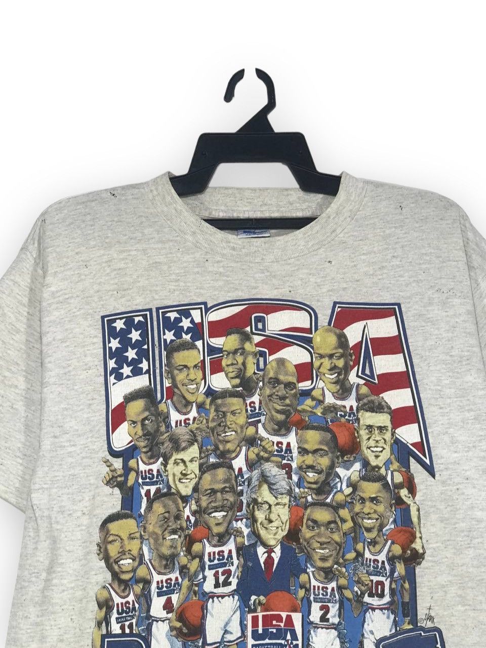NBA × Salem Sportswear × Vintage Vintage rare Dream Team Basketball USA 1994 Shaquille O’Neil Size US M / EU 48-50 / 2 - 2 Thumbnail