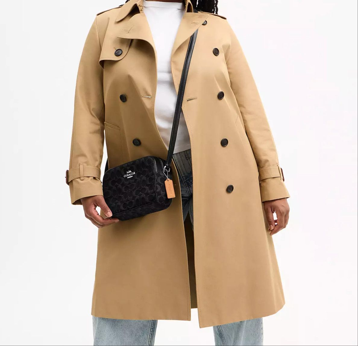 Coach Jamie Camera Bag In Signature Denim CDE89 Size ONE SIZE - 8 Thumbnail