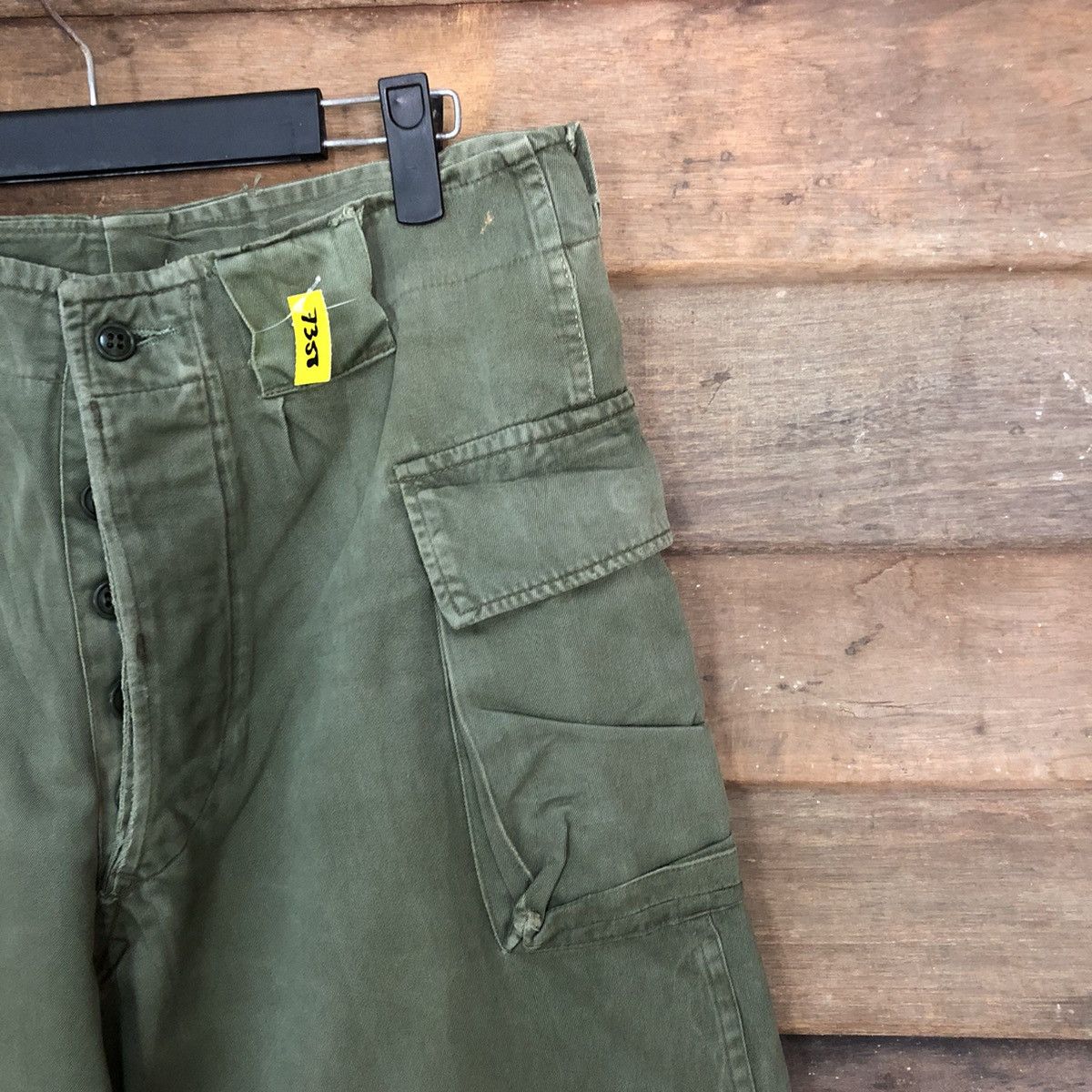 Vintage DL Japan army double knee vintage Green Cargo pants #S2779 Size US 30 / EU 46 - 5 Thumbnail