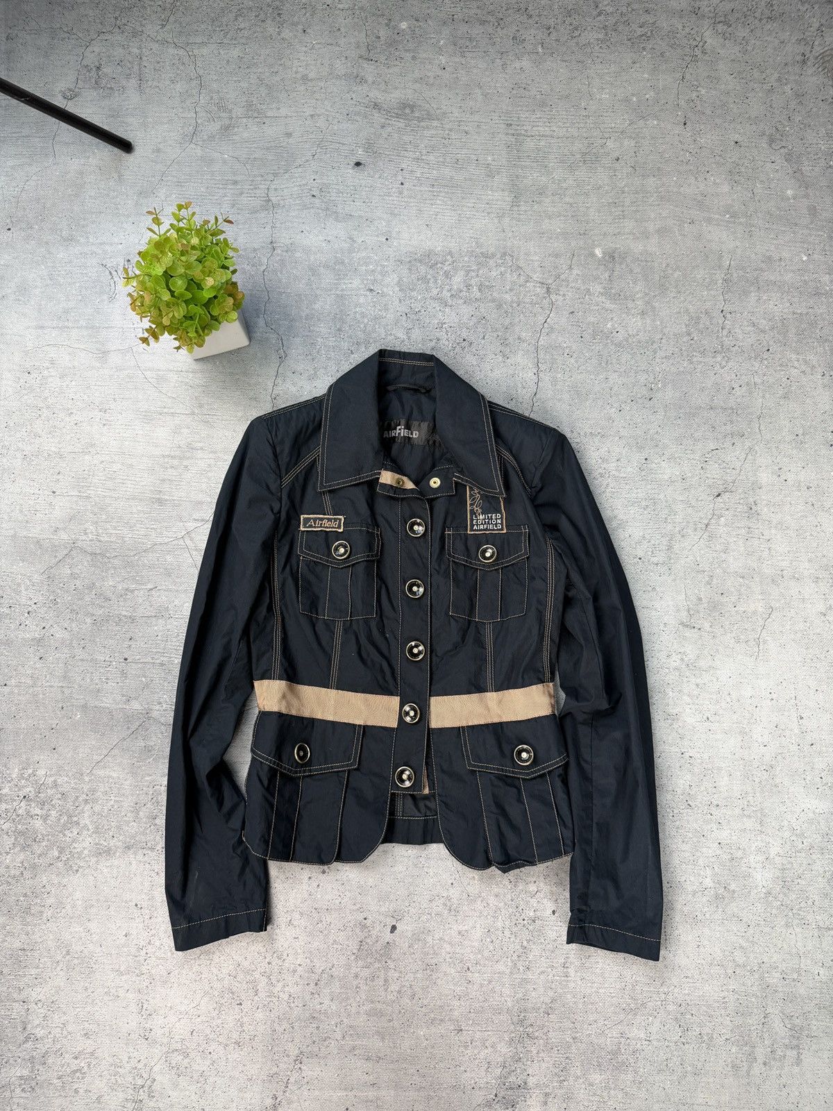 Hysteric Glamour Japan Cropped Miss Sixty Style Denim Avantgarde Jacket Y2K Size M / US 6-8 / IT 42-44 - 1 Thumbnail