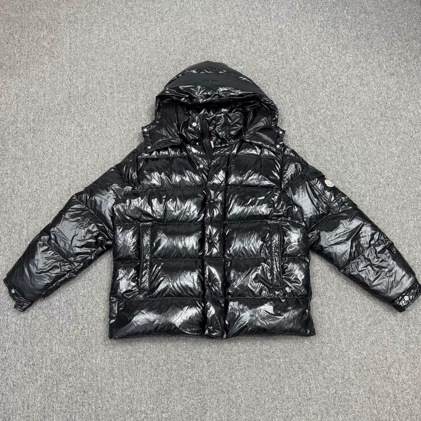 Moncler Moncler Maya 70th Anniversary Black Down Coat 6 Size US XXL / EU 58 / 5 - 1 Thumbnail