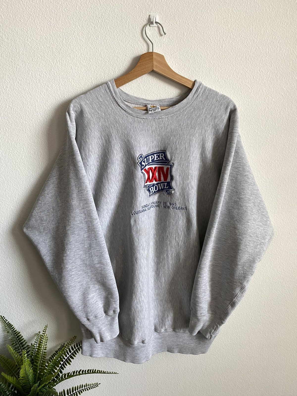NFL Vintage 90s Super Bowl 24 1990 Crewneck Sweatshirt Size US XL / EU 56 / 4 - 1 Thumbnail