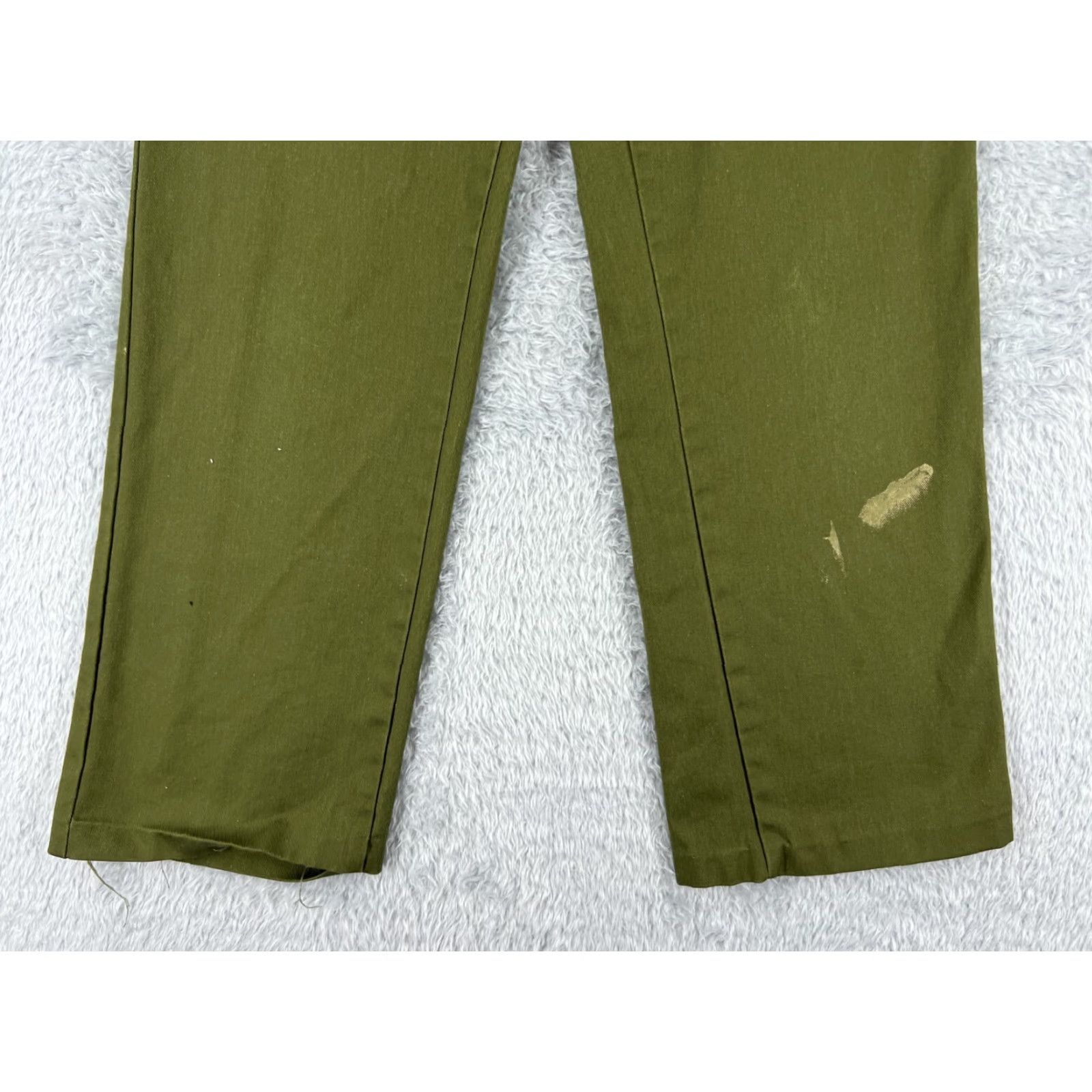 Vintage VINTAGE Boy Scouts of America Pants Adult 40 Green Twill Cargo 40x26 Military Mens Size US 26 / EU 42 - 2 Thumbnail