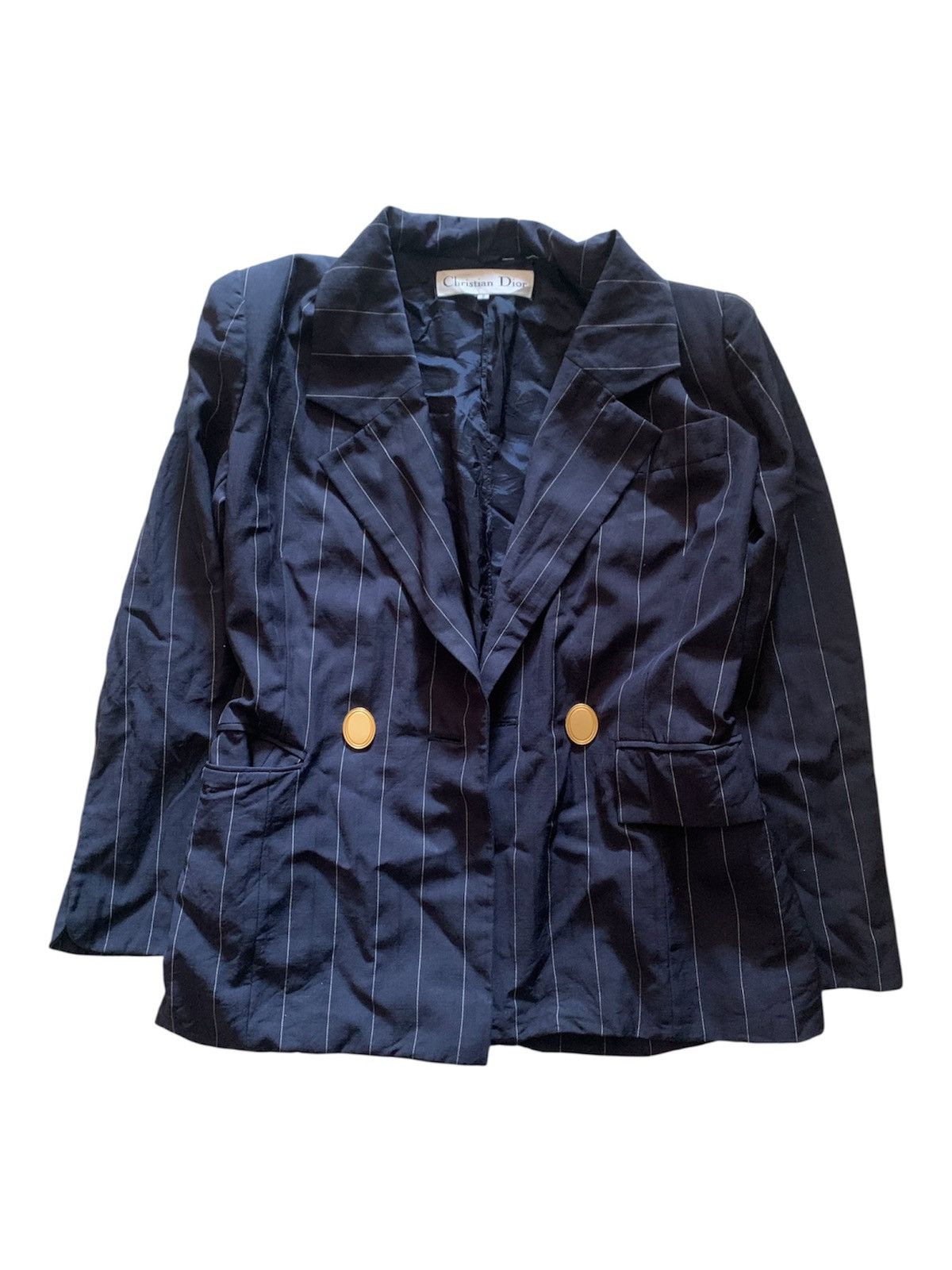Christian Dior Monsieur Vintage Christian Dior Stripe Blazer Size M / US 6-8 / IT 42-44 - 1 Thumbnail