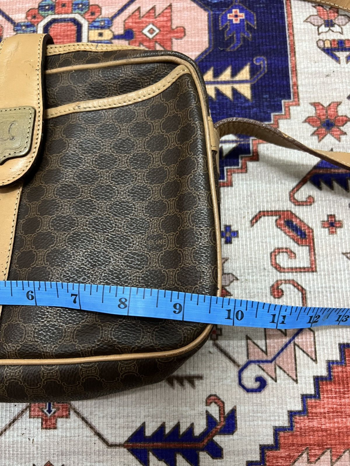 Celine Vintage Celine macadam monogram crossbody bag Size ONE SIZE - 15 Thumbnail