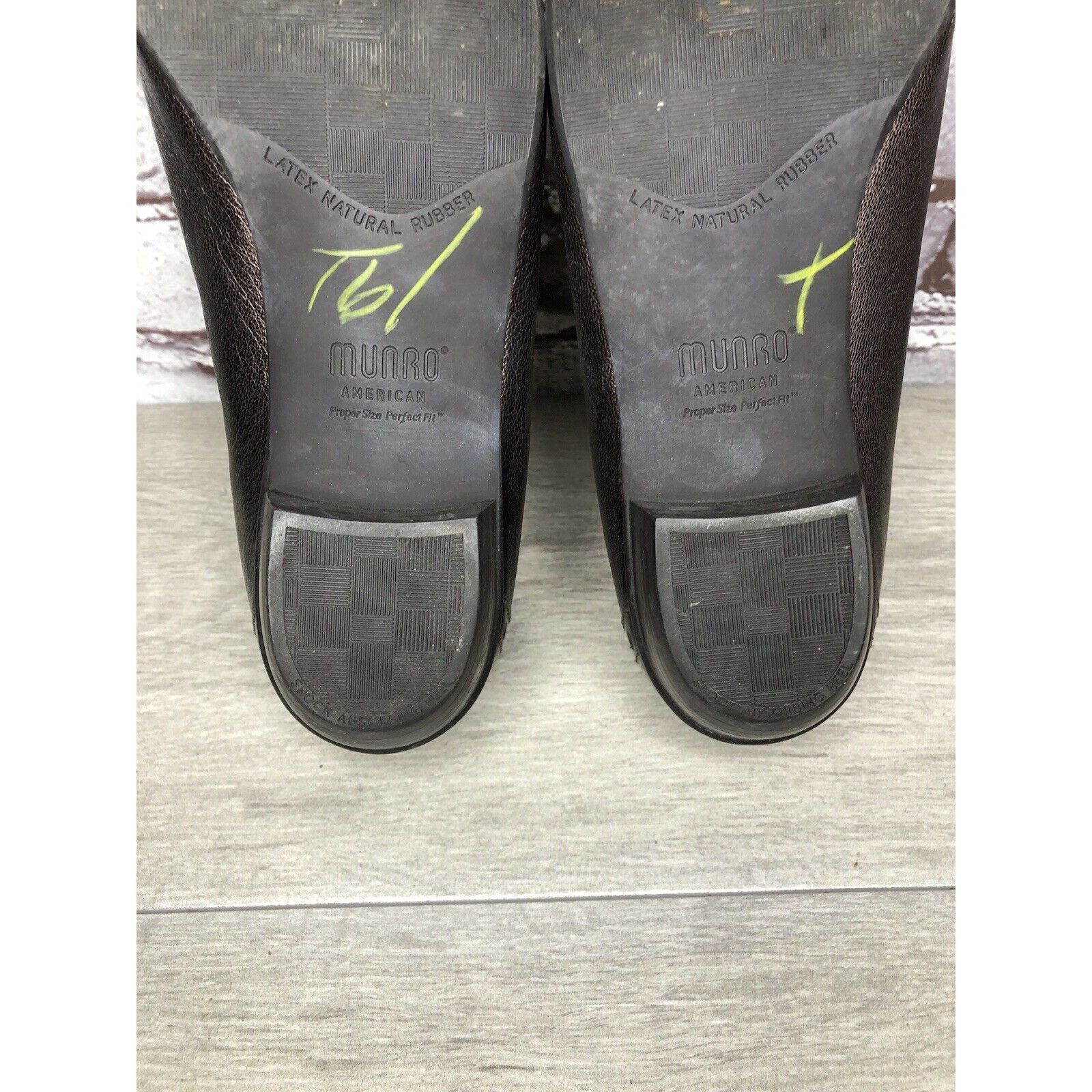 Other Munro Womens Morgan Brown Bronze Leather Kiltie Slip-On Flat Size US 8 / IT 38 - 20 Thumbnail
