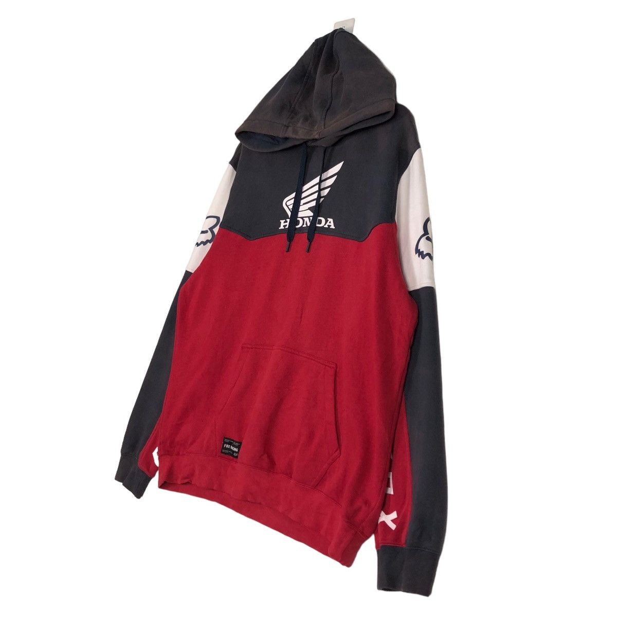 Japanese Brand 🔥VINTAGE FOX RACING HONDA HOODIE BIG LOGO ANORAK Size US L / EU 52-54 / 3 - 2 Thumbnail