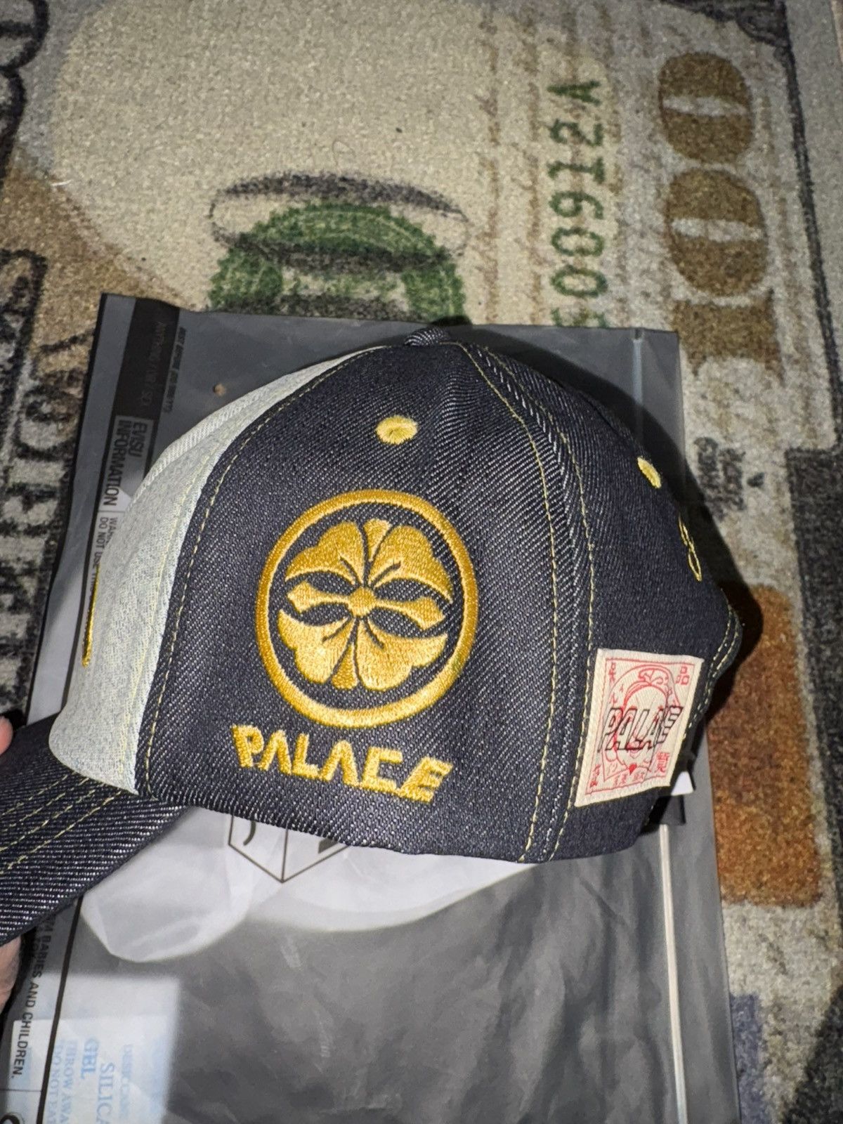Evisu × Palace Palace x Evisu Snapback Reverse Indigo Wash Size ONE SIZE - 3 Thumbnail