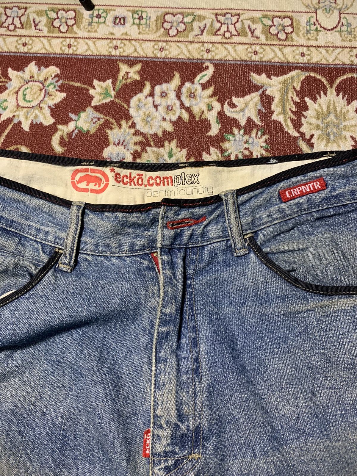 Ecko Unltd. 🔥BAGGY🔥ECKO CARPENTER BAGGY DENIM PANT VERY WORN Size US 30 / EU 46 - 10 Thumbnail