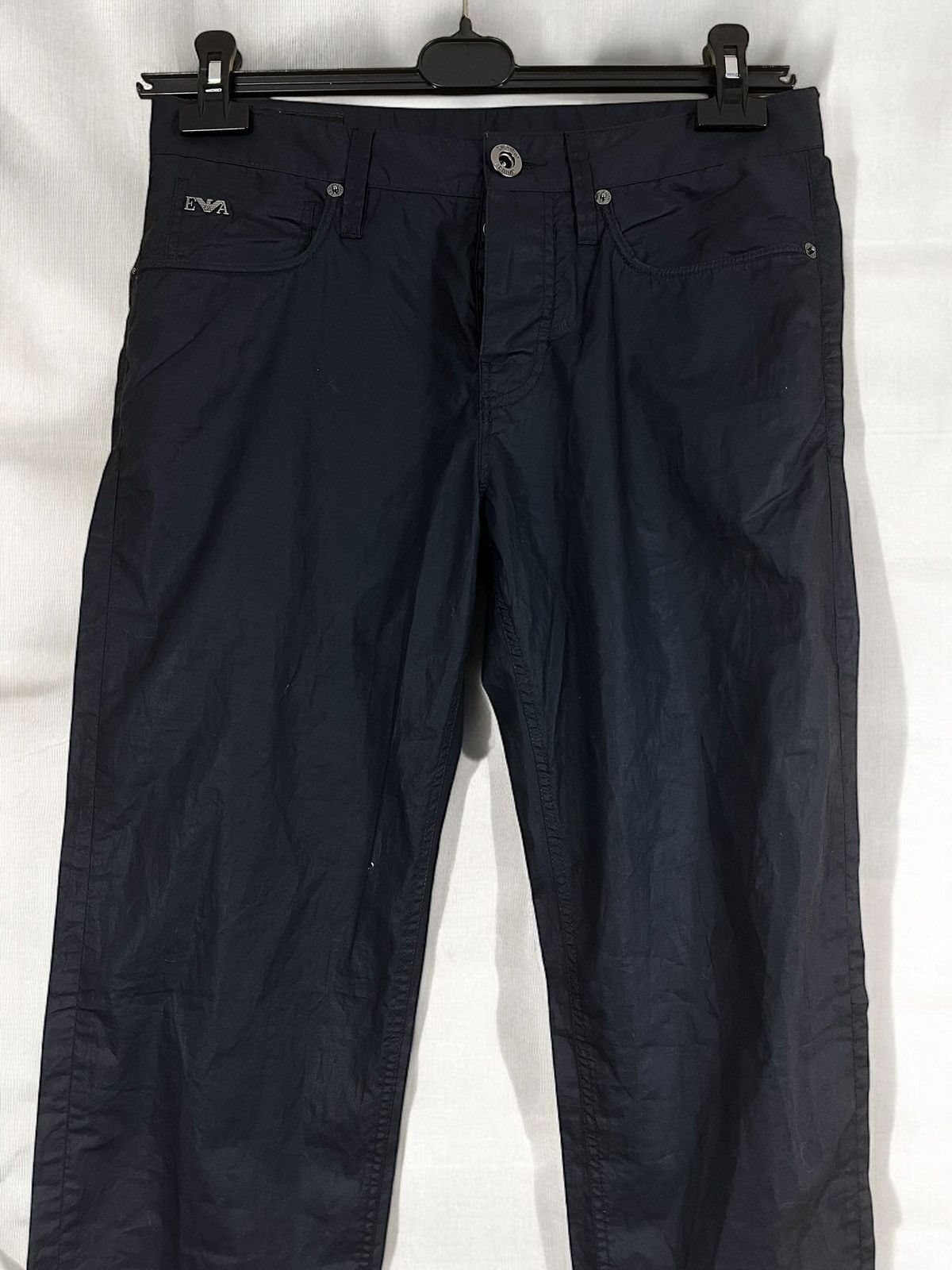 Emporio Armani Emporio Armani Navy Chino Trousers Size 29 Size US 29 - 2 Thumbnail