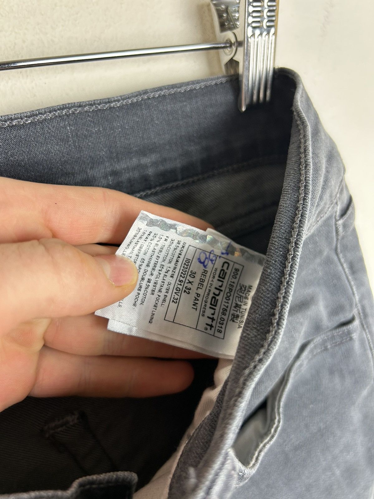 Carhartt × Carhartt Wip Carhartt Rebel pants jeans streetwear Size US 30 / EU 46 - 7 Thumbnail