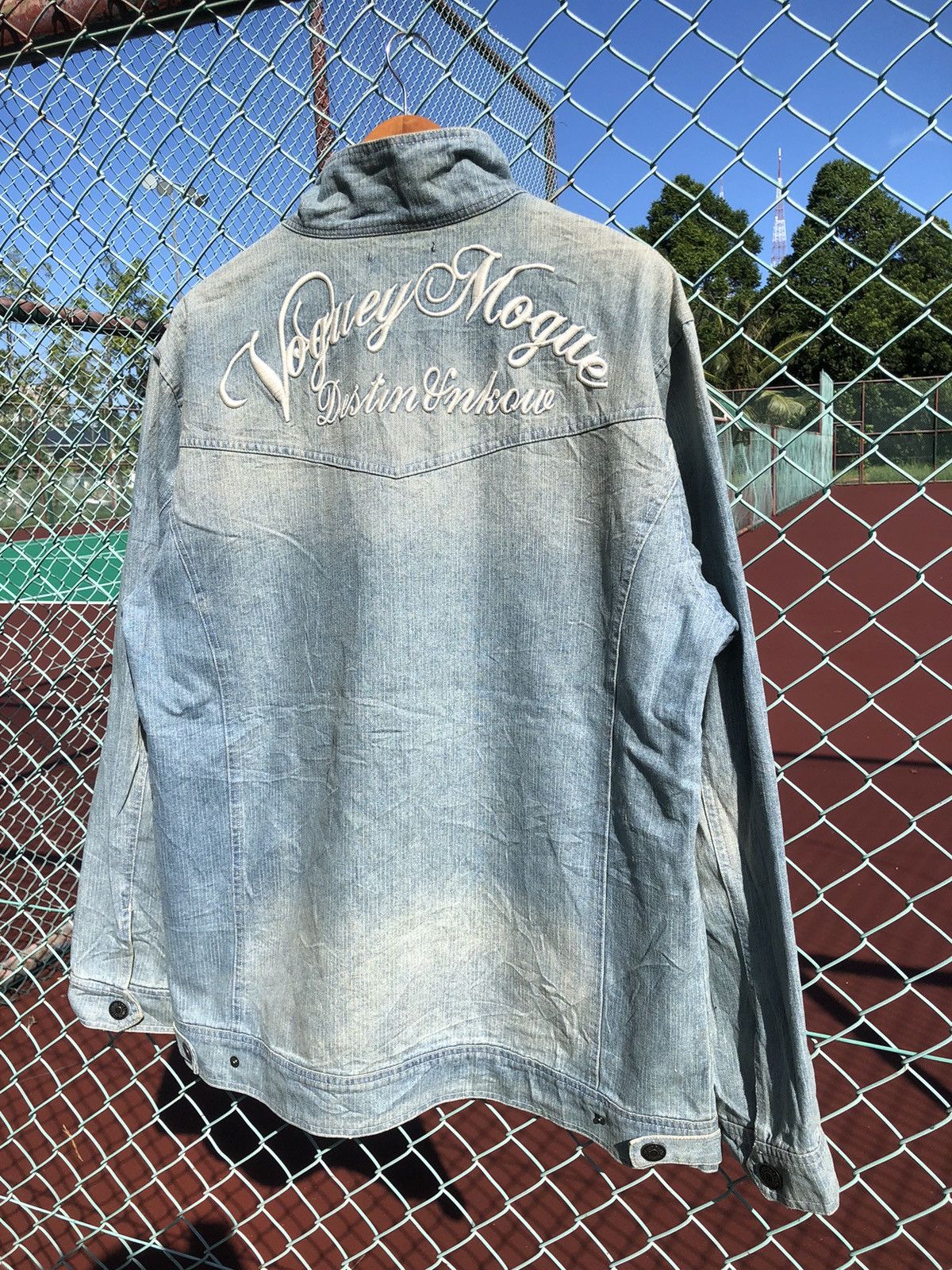 Japanese Brand × Le Grande Bleu (L.G.B.) × Vintage Vintage Mud Wash In The Attic Homme Bondage Denim Jacket Size US XL / EU 56 / 4 - 6 Thumbnail