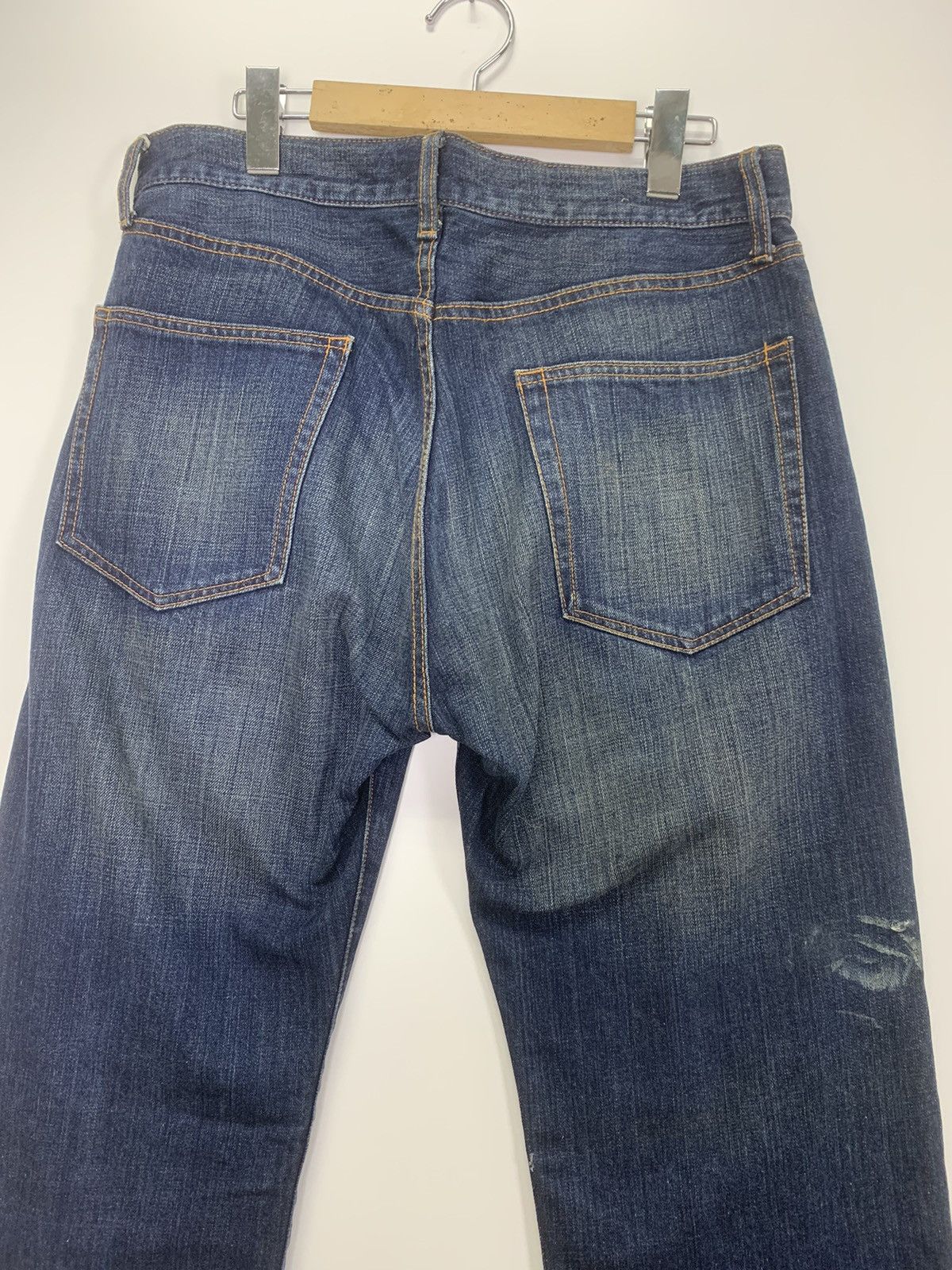 Japanese Brand × Vintage Vintage Distressed denim Size US 36 / EU 52 - 9 Thumbnail
