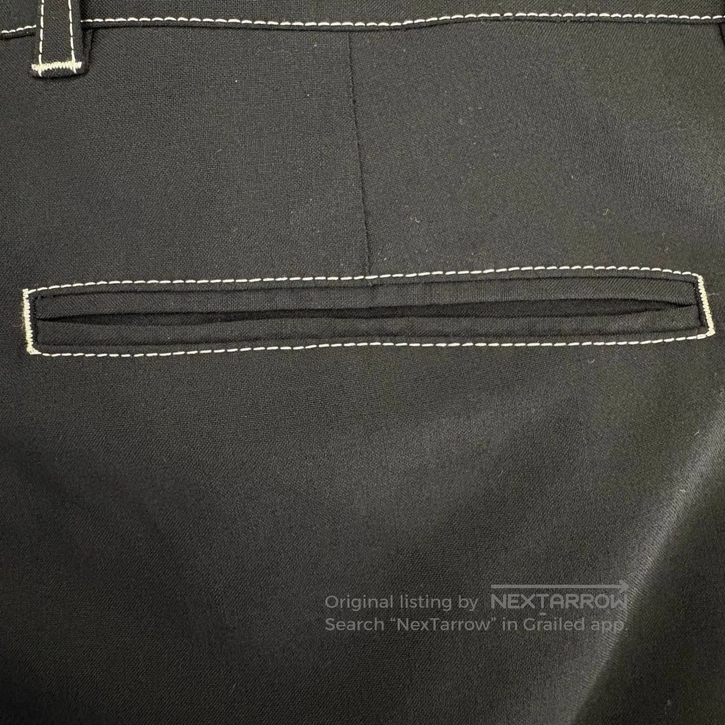 Dior Dior Black Stitch Casual Suit Pants. Size US 30 / EU 46 - 7 Thumbnail
