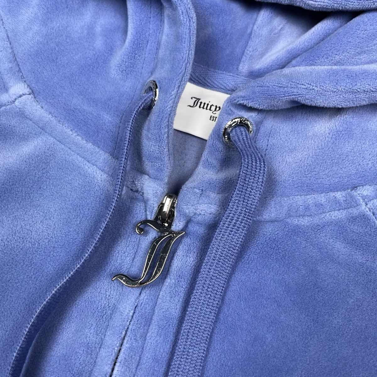 Juicy Couture Juicy Couture Petite Velvet Zip Up Hoodie Size XL / US 12-14 / IT 48-50 - 7 Thumbnail