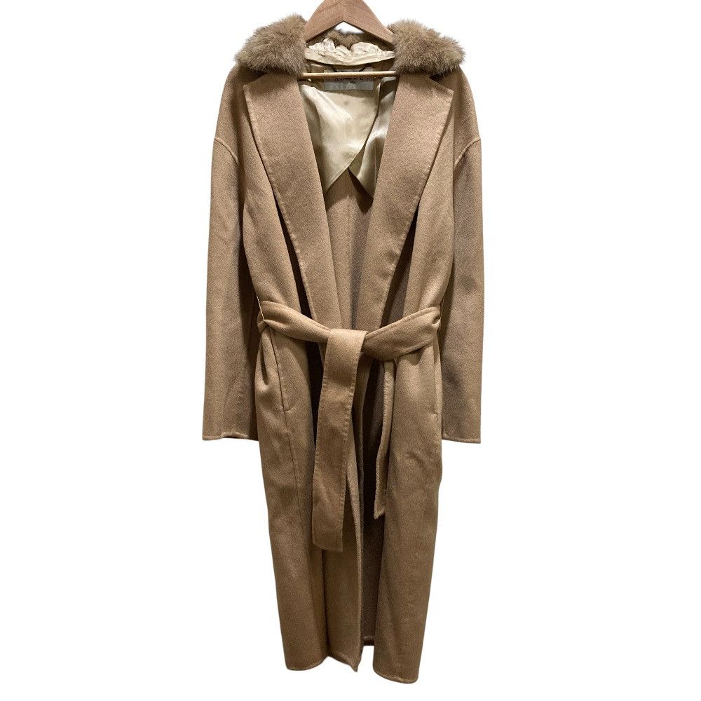 Other Other ADORE 100% Cashmere Mink Fur Belted Coat Fur Outerwear DUTY FREE for USA Size ONE SIZE - 1 Thumbnail