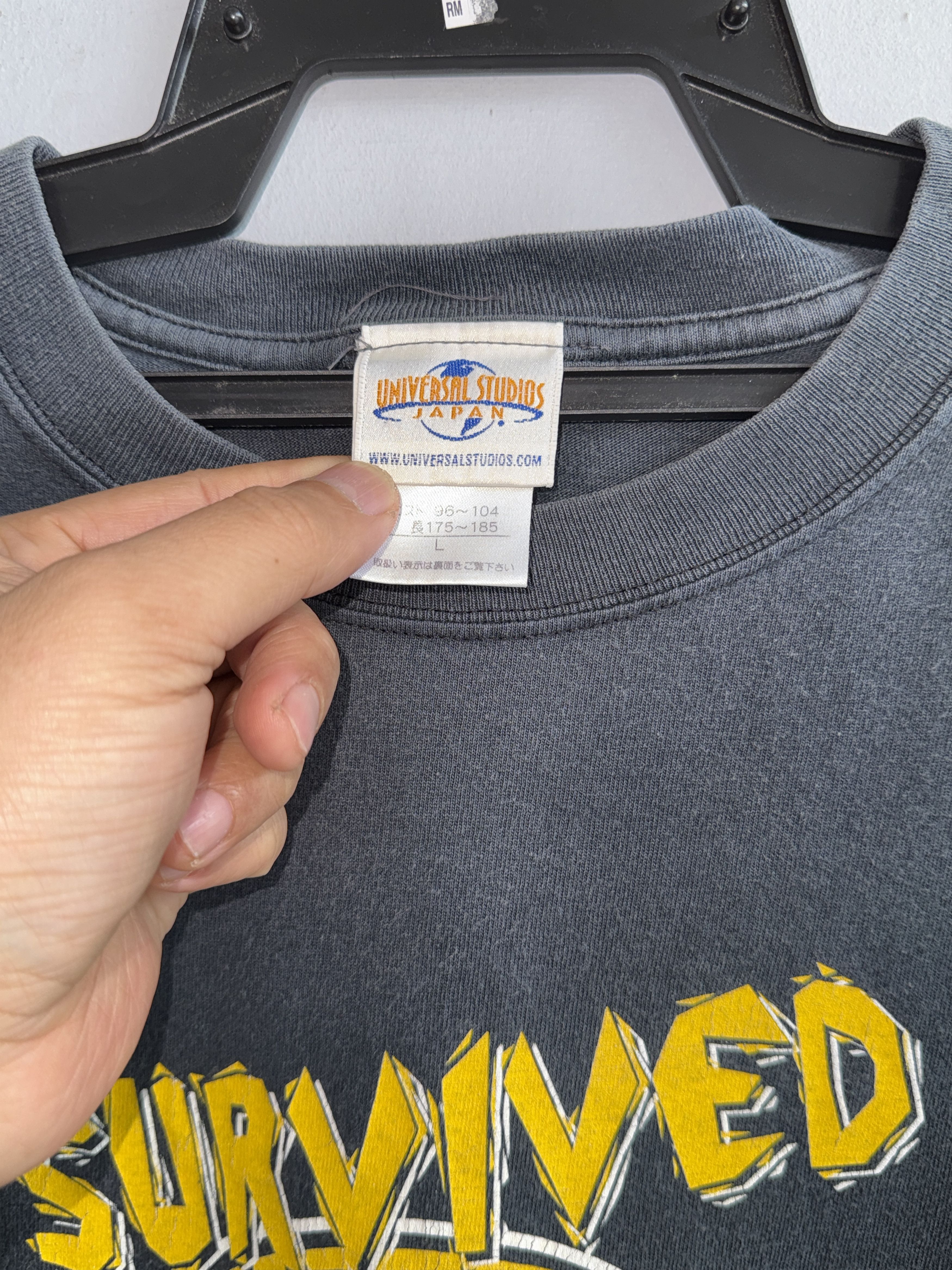 Universal Studios Jurassic Park I Survived The Ride 2000 T Shirt Size US L / EU 52-54 / 3 - 4 Thumbnail