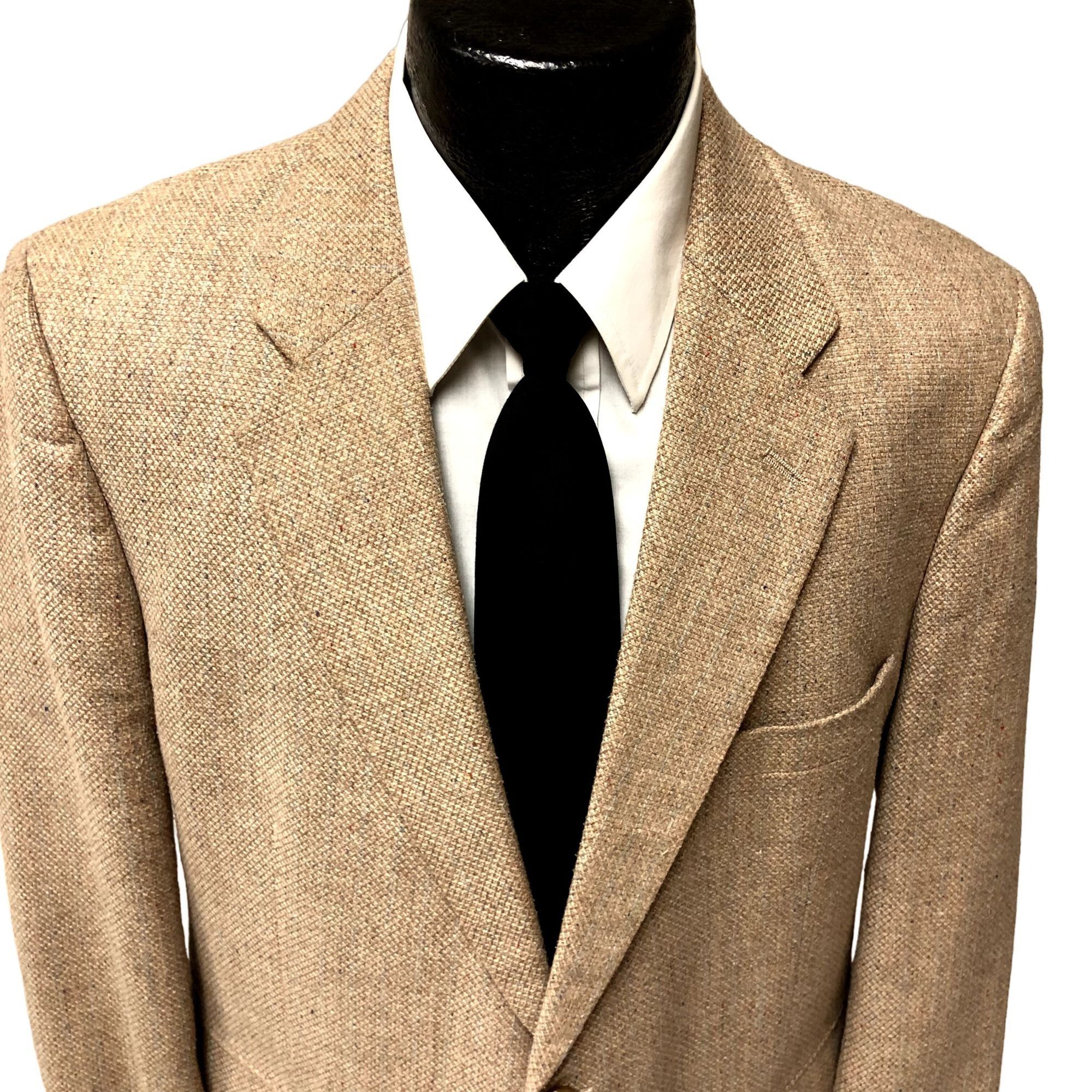 Diane von Furstenberg 60's Von Furstenberg Sport Coat ATOMIC FLECK Tweed Jacket Size 40R - 2 Thumbnail