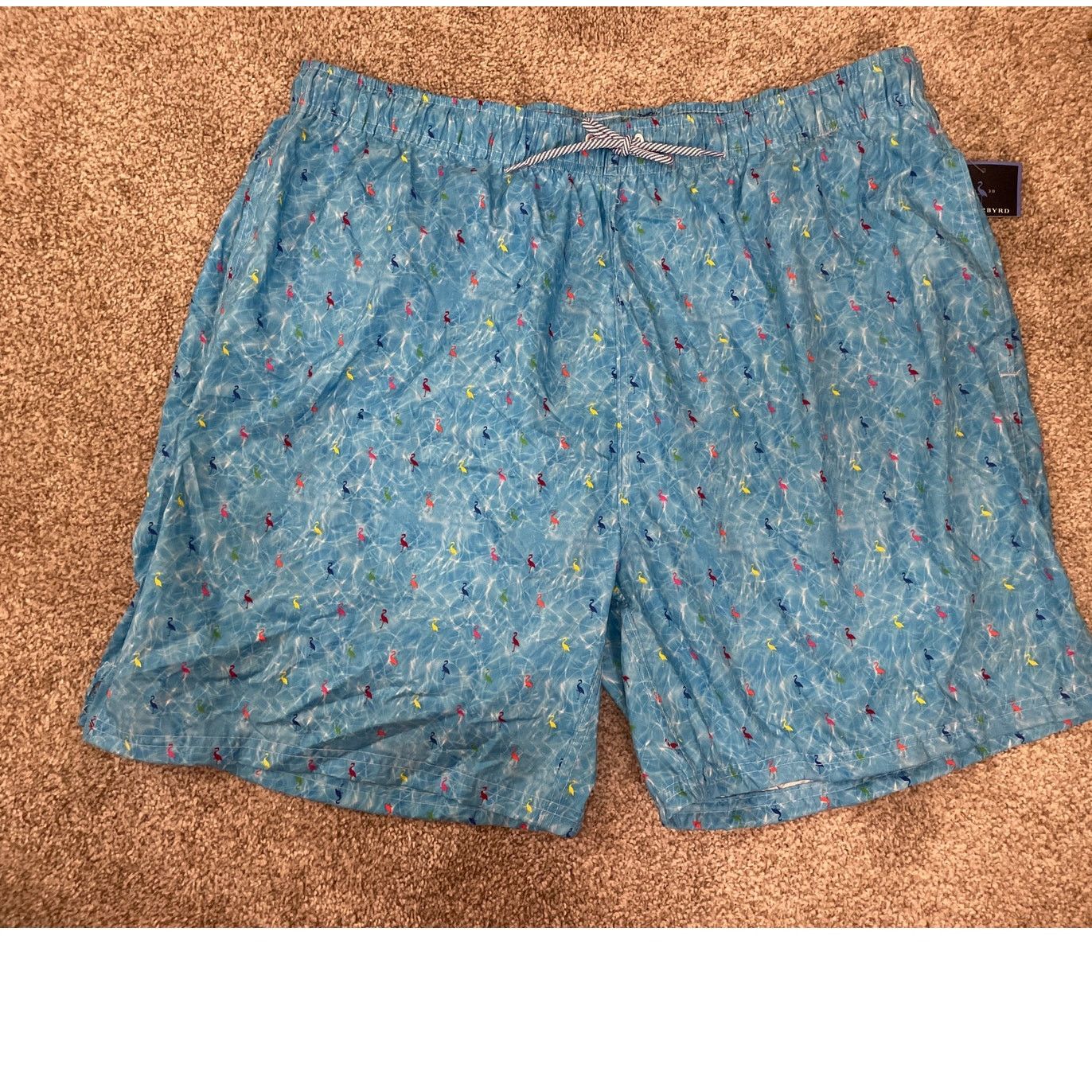 Tailorbyrd NWT Tailorbyrd Men's Flamingo Swim Trunks, XXL Size US 40 / EU 56 - 2 Thumbnail