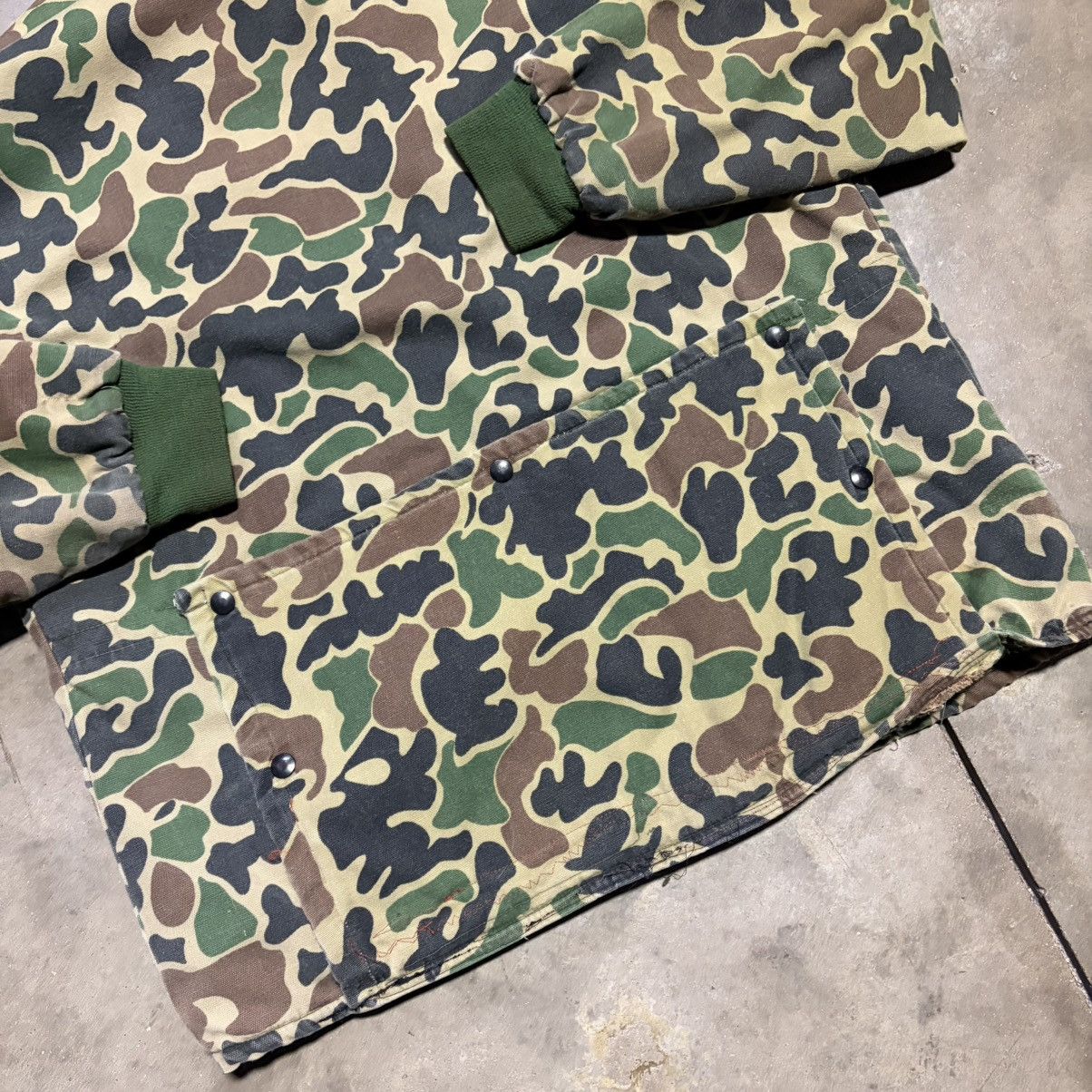 Vintage Vintage 80s Duck Camo Chore Jacket Hunting Outdoor Utility Size US L / EU 52-54 / 3 - 8 Thumbnail