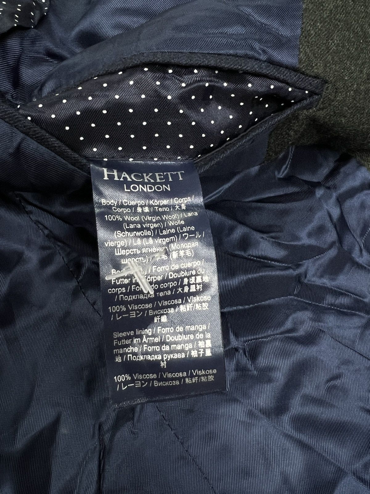 Hackett Hackett London Men's Wool Casual Formal Blazer Jacket Size38 Size 40R - 9 Thumbnail