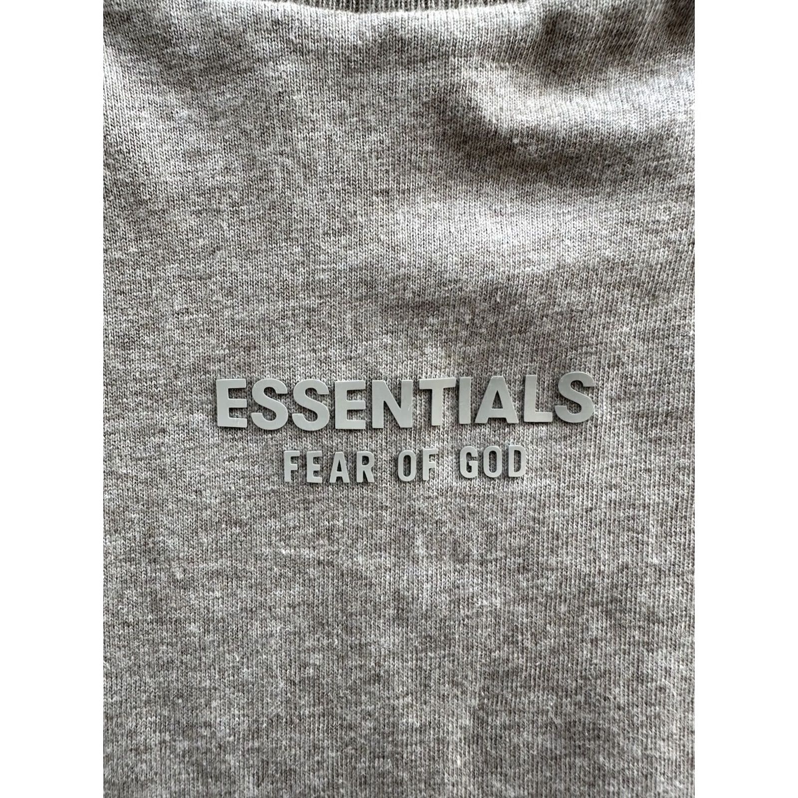 Vintage FOG Essentials Fear of God Logo T-Shirt XS Oatmeal Crew Neck Short Sleeve Regular Men Size US XS / EU 42 / 0 - 2 Thumbnail