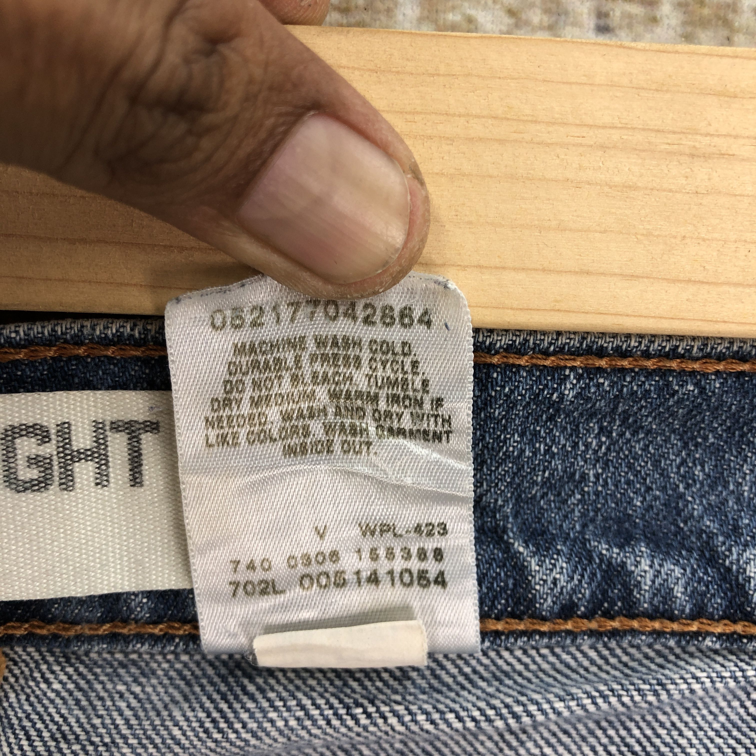 Levi's Vintage Distressed Levis 514 Jeans Levi's Light Wash Denim Size US 36 / EU 52 - 10 Thumbnail