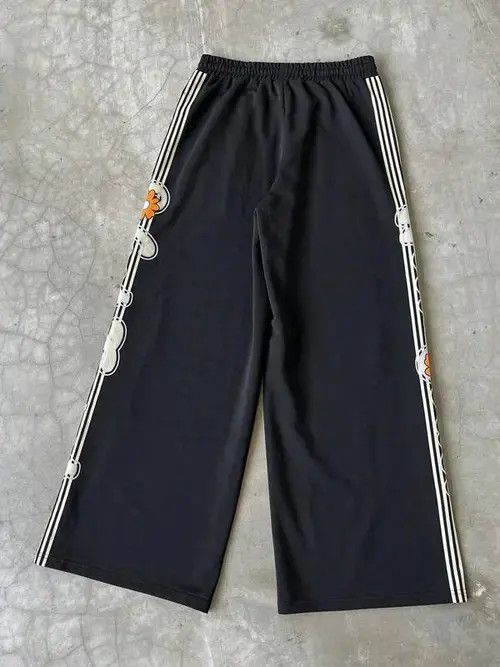 Jean Wide Stripe Drip Y2K Sweatpants Size US 32 / EU 48 - 2 Thumbnail