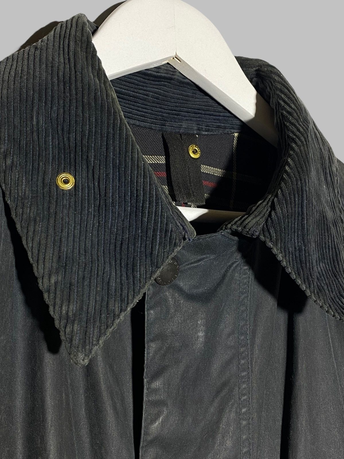 Barbour 🔥 BARBOUR BLACK WAX COAT VINTAGE CORE BRITISH OUTERWEAR Size US XL / EU 56 / 4 - 13 Thumbnail