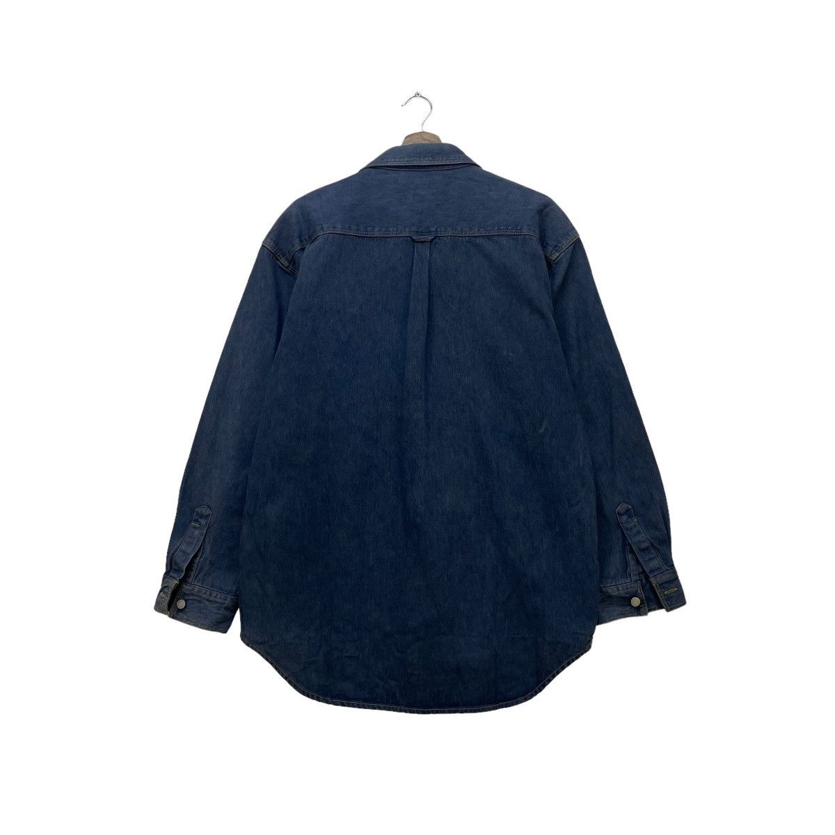 Vintage Japanese Brand Epoch Denim Jacket Worker Style Size US M / EU 48-50 / 2 - 2 Thumbnail