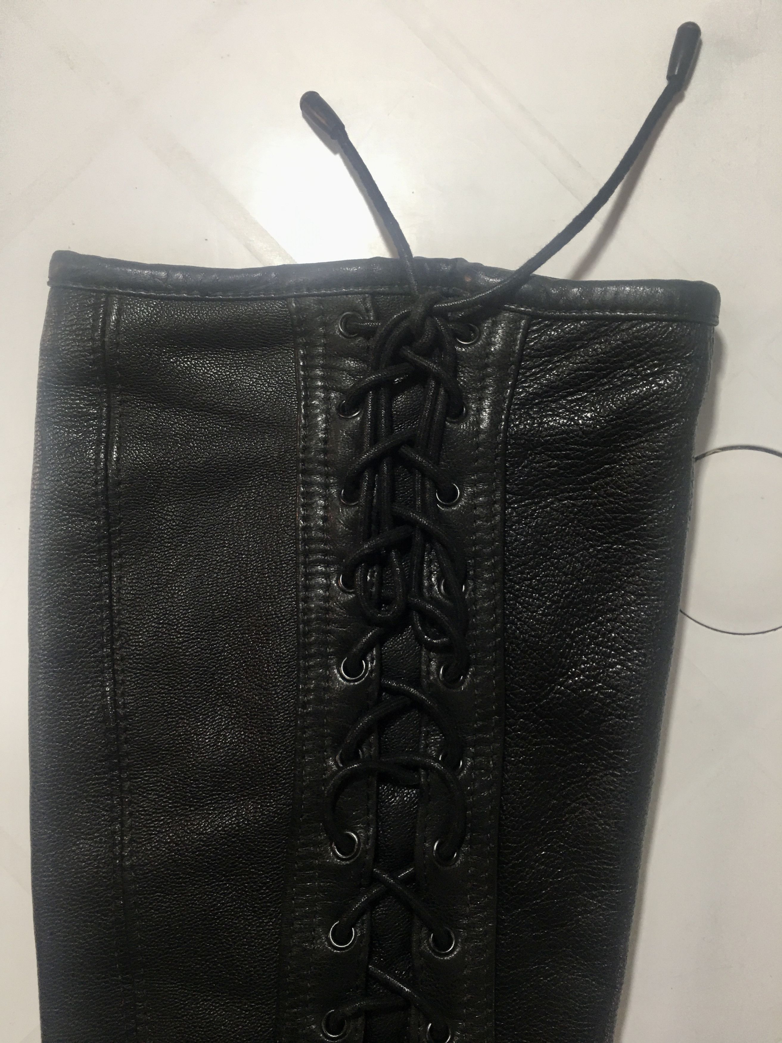 Genuine Leather Henry Duarte Very Rare Spats or Leather Gaiters Size ONE SIZE - 6 Thumbnail