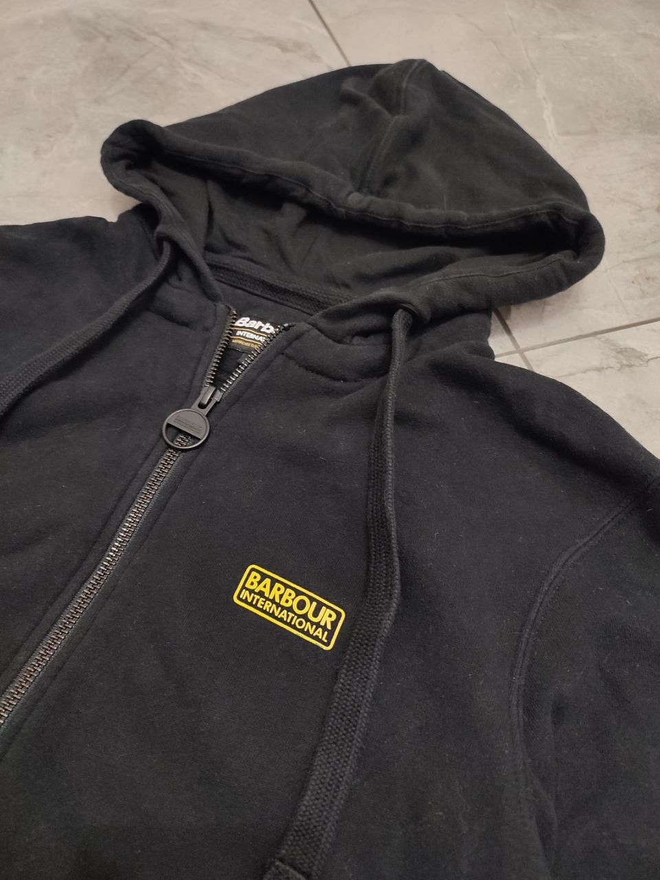 Barbour Barbour International Essential Full Zip Hoodie Black S size Size US S / EU 44-46 / 1 - 5 Thumbnail