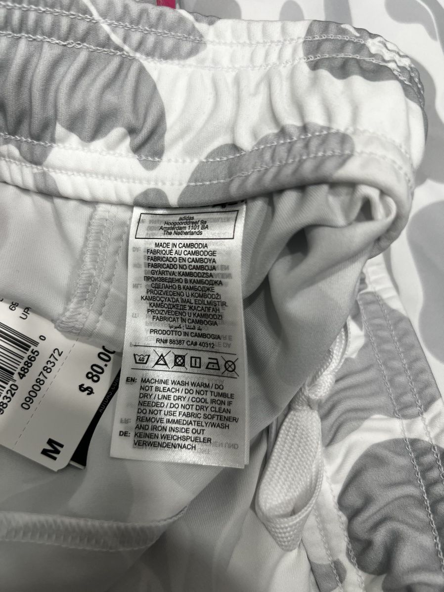 Adidas × Bape Adidas x Bape Football Slim White Shorts Sz L,XL,XXL NEW! Size US 34 / EU 50 - 7 Thumbnail
