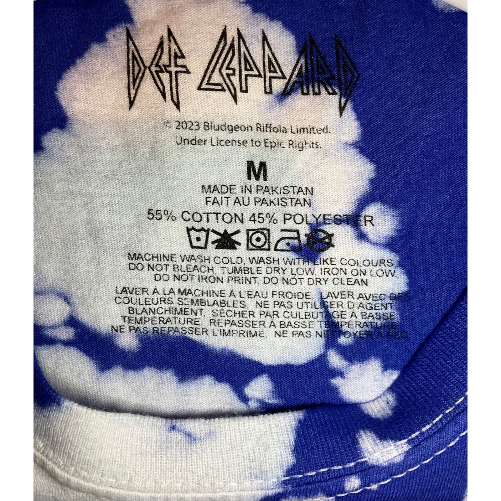 Def Leppard 🐆 Def Leppard “Animal” 1987 Bleach Tie-Dye Tee (M) 🐆 Size US M / EU 48-50 / 2 - 4 Thumbnail