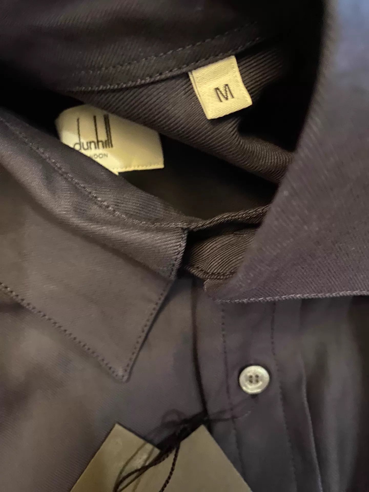 Alfred Dunhill Dunhill Portugal Made MOP Button-Down Shirt Size M Size US M / EU 48-50 / 2 - 6 Thumbnail