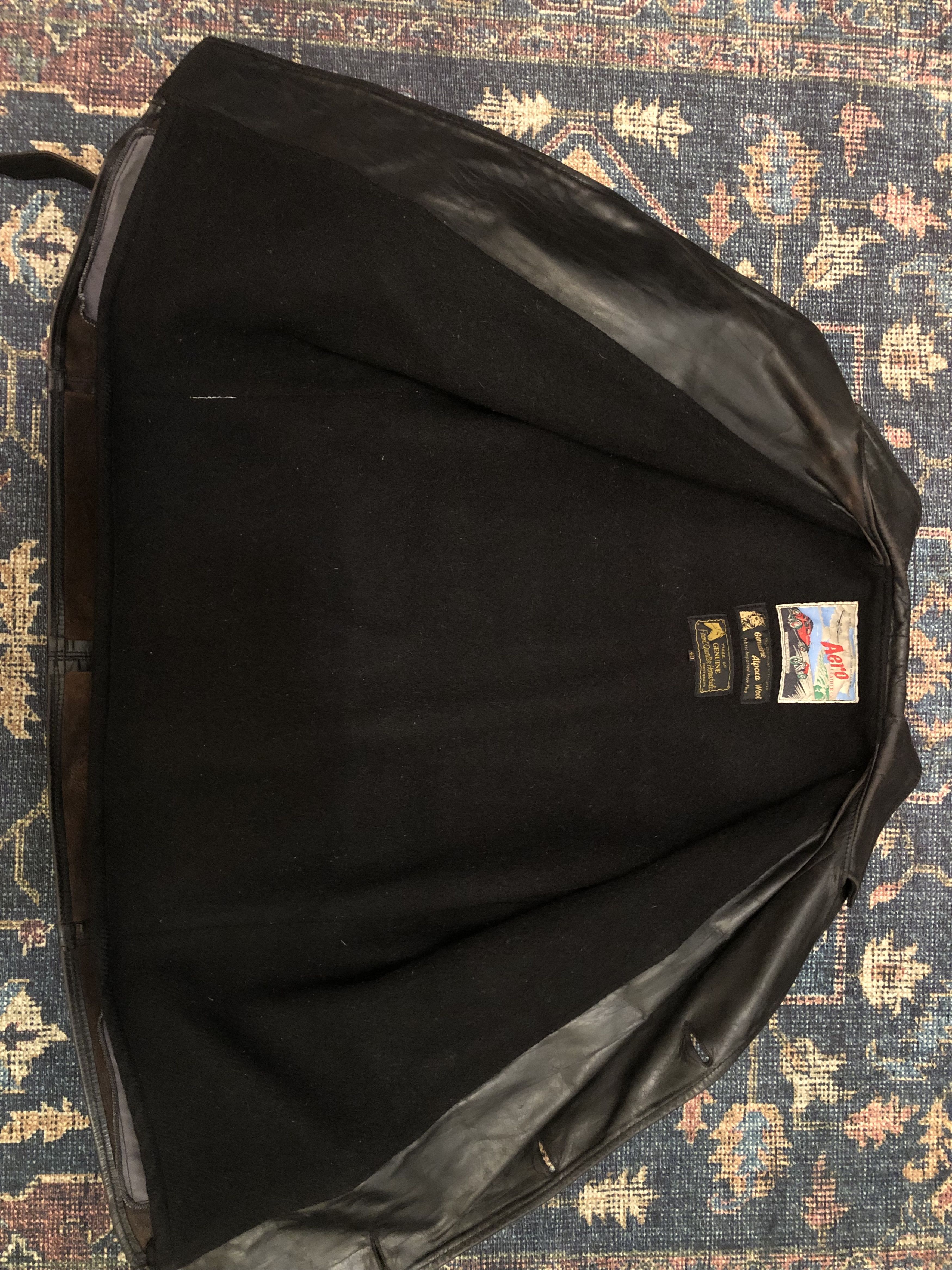 Aero Leathers Barnstormer FQHH black Size US M / EU 48-50 / 2 - 3 Thumbnail