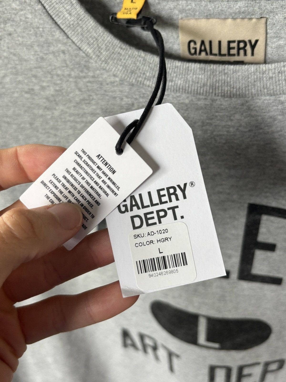 Gallery Dept. GALLERY DEPT - PHYSICAL EDUCATION LOGO TEE Size US L / EU 52-54 / 3 - 3 Thumbnail