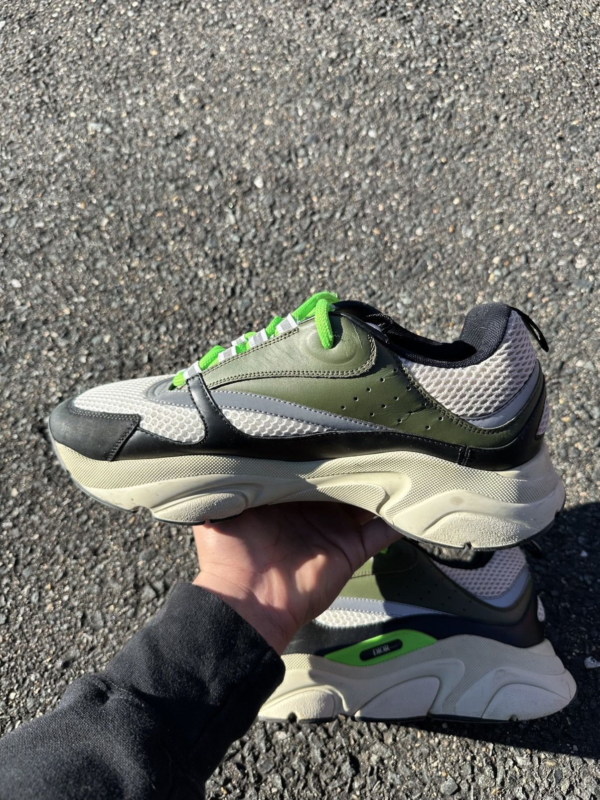 Dior Dior B22 Khaki Pistachio Size US 11 / EU 44 - 3 Thumbnail