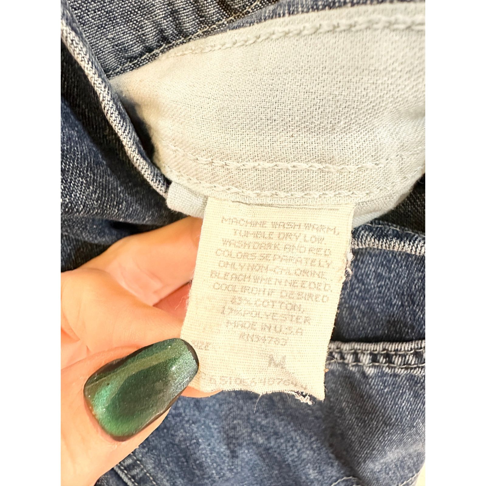 Lee Vintage 90's Lee Dungarees Shortalls Women's Medium Size 30" / US 8 / IT 44 - 6 Thumbnail