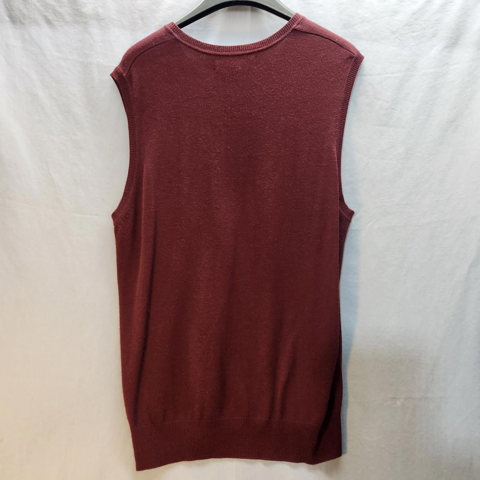 Croft & Barrow Croft And Barrow Sweater Vest Burgundy Mens Size Large Size US L / EU 52-54 / 3 - 5 Thumbnail