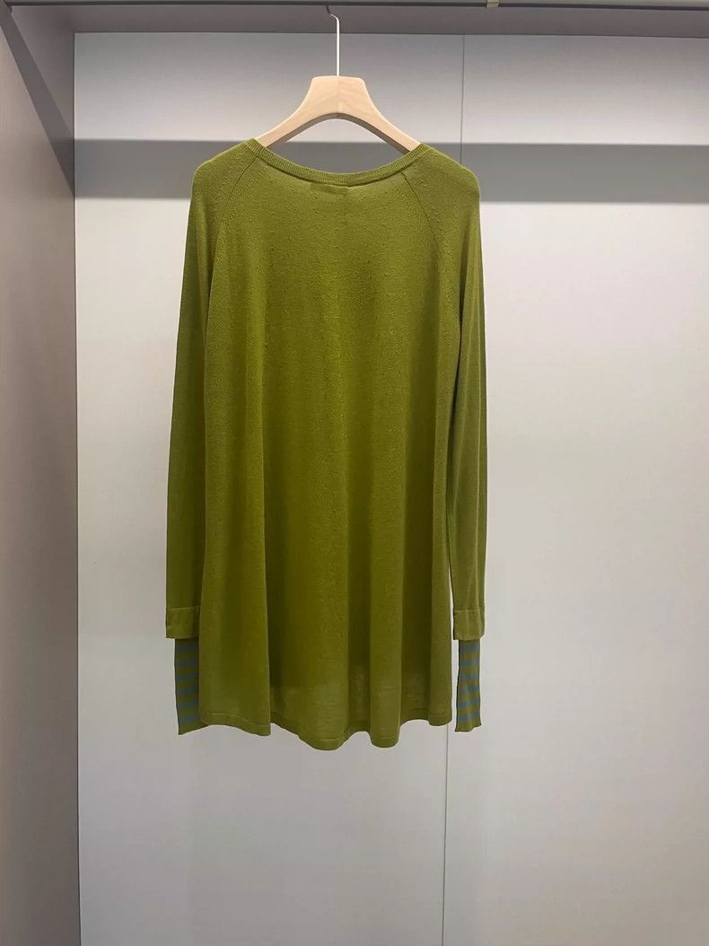 Loro Piana Loro Piana Green Cashmere Sweater- Size US M / EU 48-50 / 2 - 1 Thumbnail