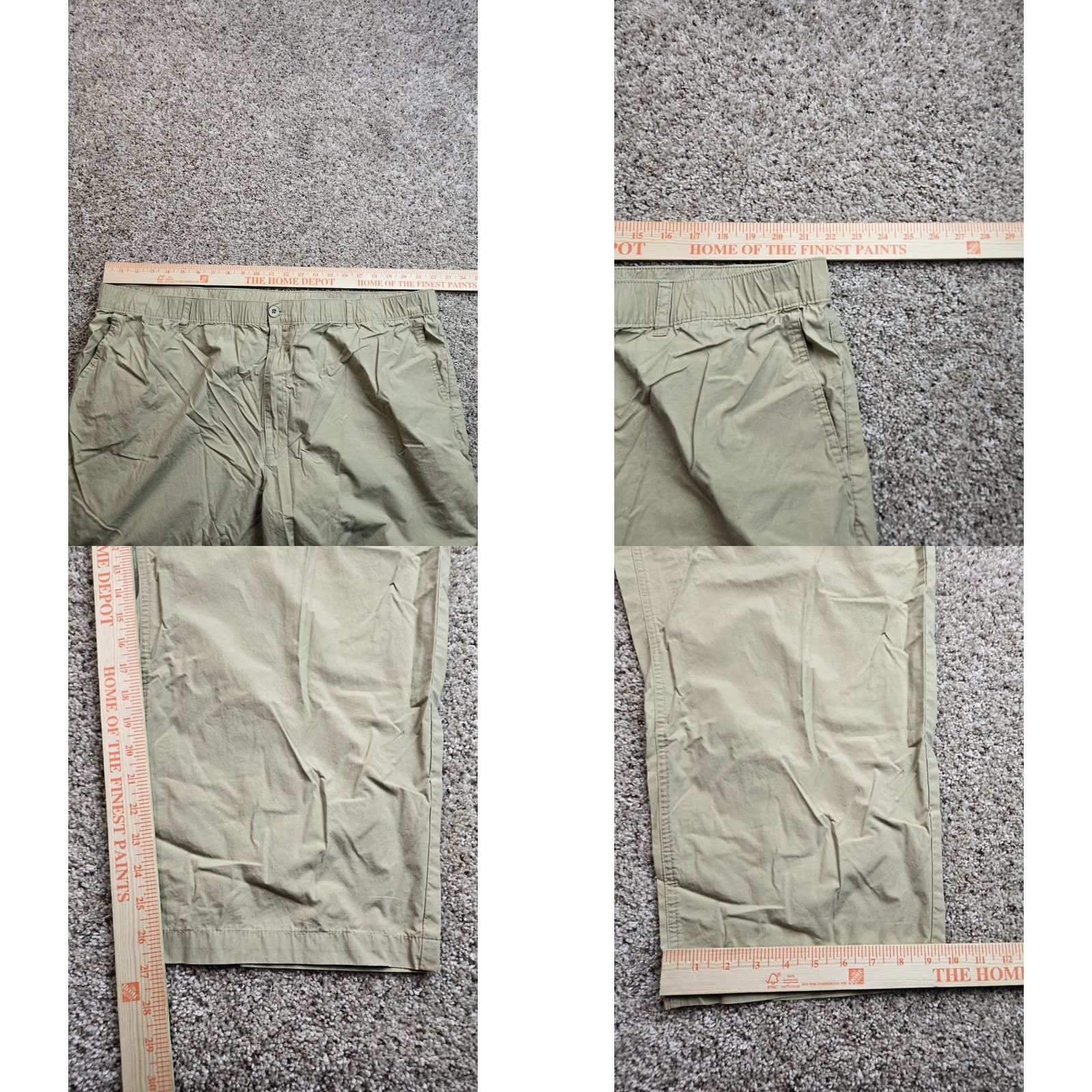Vintage Columbia Mens Pants 2XL Brown Cotton Straight Leg Inseam 30" Chino Casual Travel Cargo Pocket Zipper Size US 39 - 8 Thumbnail